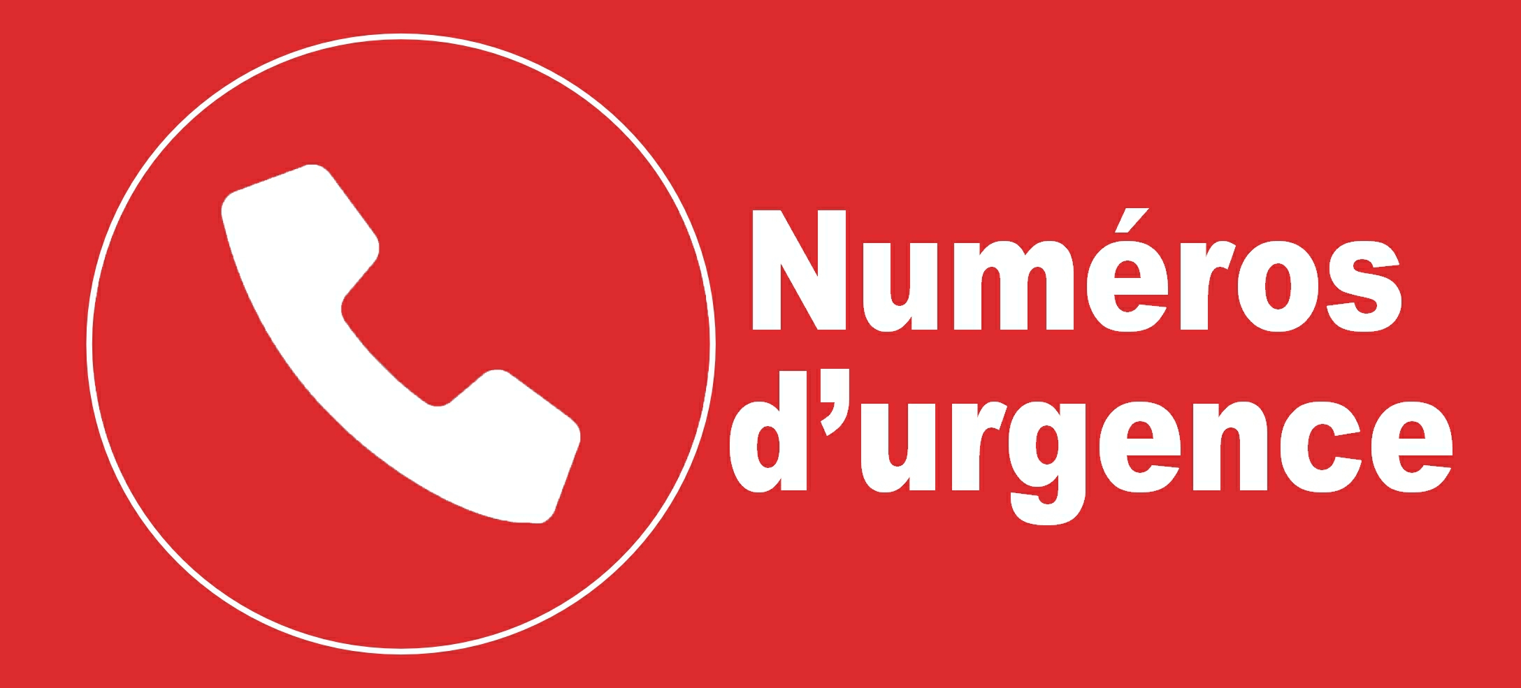Numeros urgence
