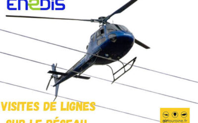 Visite de ligne en hélicoptère